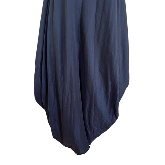 Whimsigoth Fairy Grunge Silk Bubble Maxi Dress Size S Black Goth Dark Romantic - Picture 3 of 11